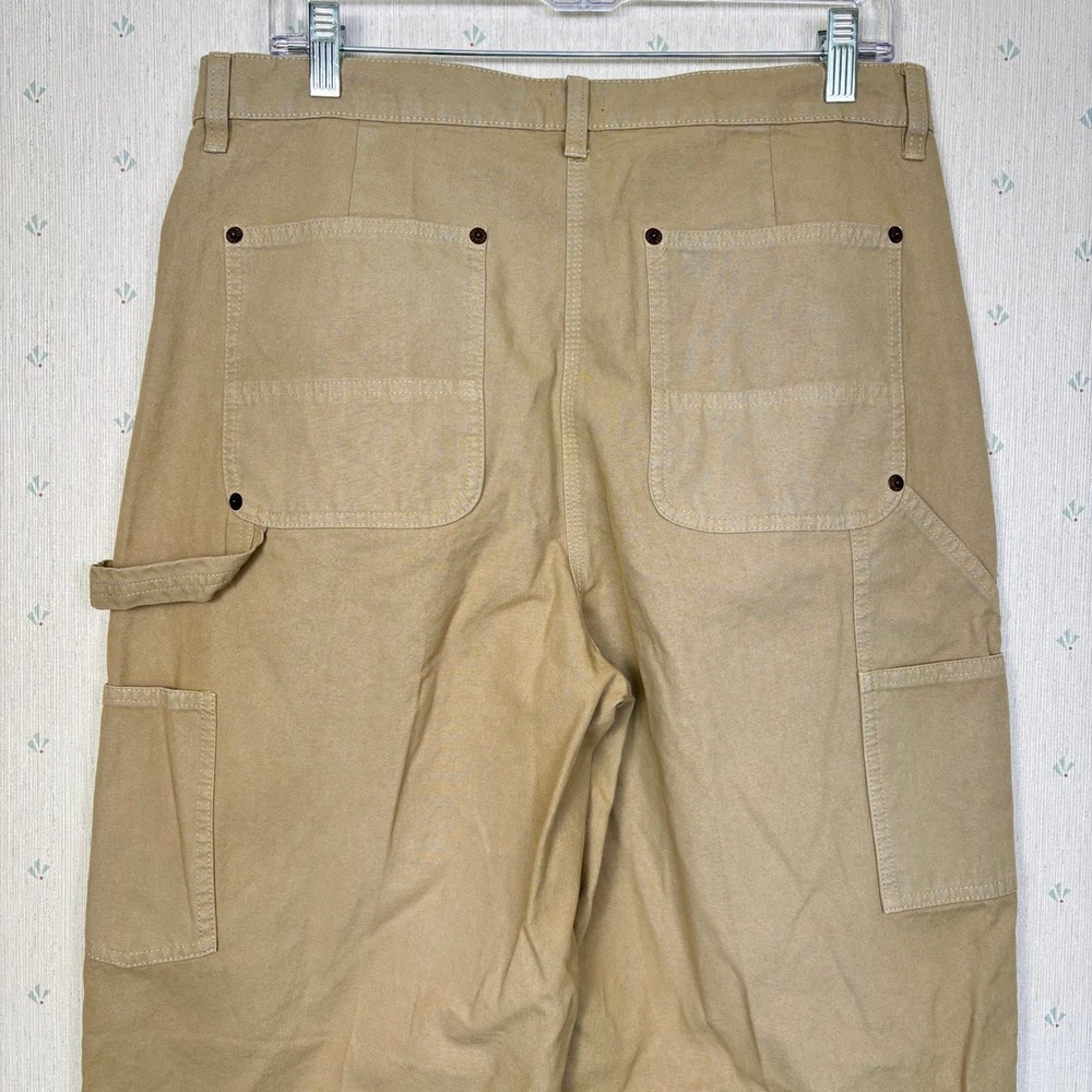 J Crew Slant Pocket Hammer Loop Painter Pants 29 Khaki Utility Minimal Neutral - Picture 9 of 16